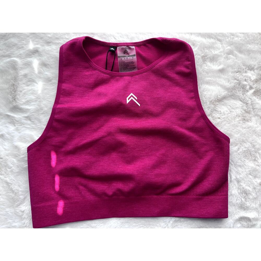 New with Tag Oner Active Classic 2.0 Seamless Crop Top Pink M